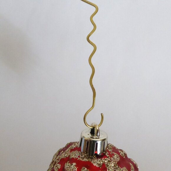 VINTAGE 6.25” SOLID BRASS CHRISTMAS TREE ORNAMENT HANGER LOT OF 12 - Picture 7 of 7